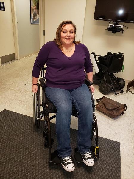 woman with chronic illness wheelchair